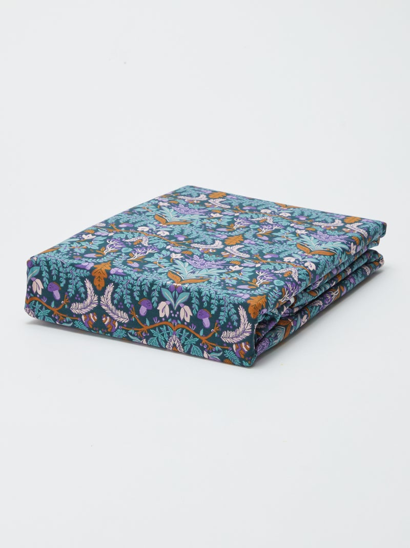 Capa de edredão + fronha de casal (240 x 220cm) em algodão - Kiabi Home AMARELO - Kiabi