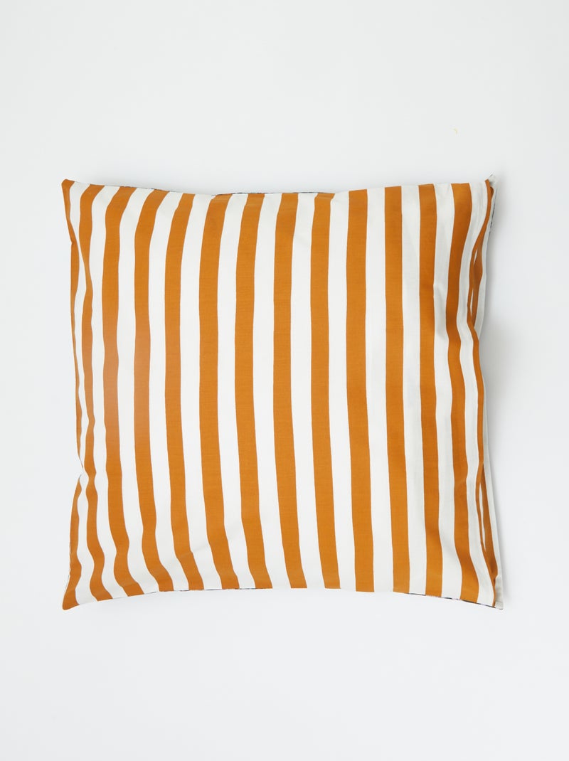 Capa de edredão + fronha de casal (240 x 220cm) em algodão - Kiabi Home AMARELO - Kiabi