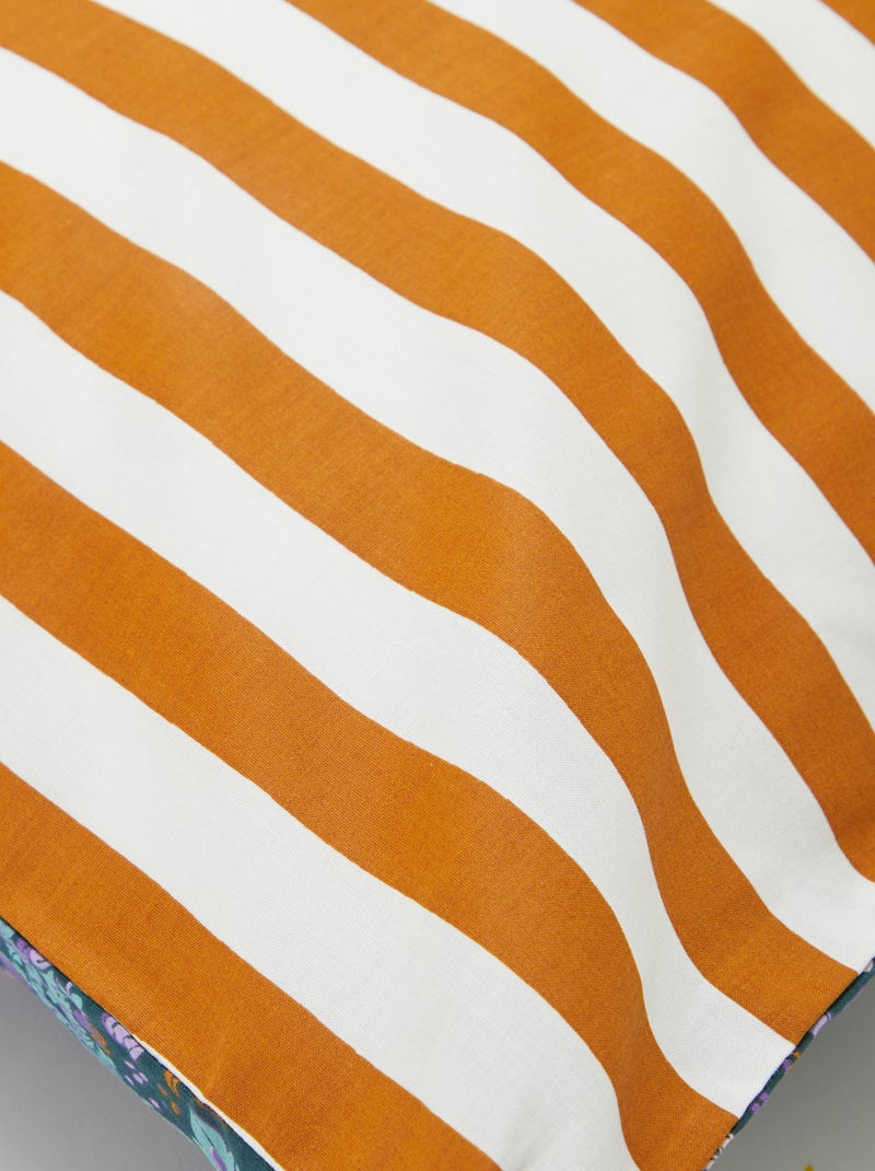 Capa de edredão + fronha de casal (240 x 220cm) em algodão - Kiabi Home AMARELO - Kiabi
