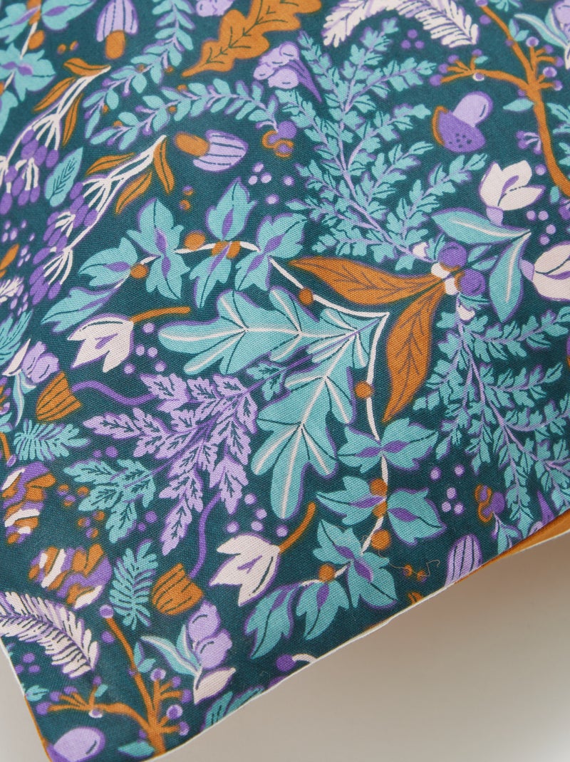 Capa de edredão + fronha de casal (240 x 220cm) em algodão - Kiabi Home AMARELO - Kiabi