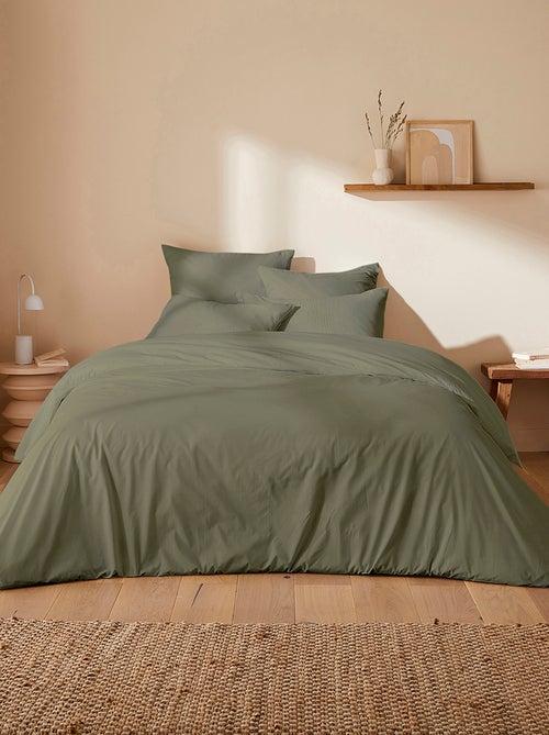 Capa de edredão + fronha de casal (240 x 220cm) em gaze dupla de algodão -  Kiabi Home - Kiabi
