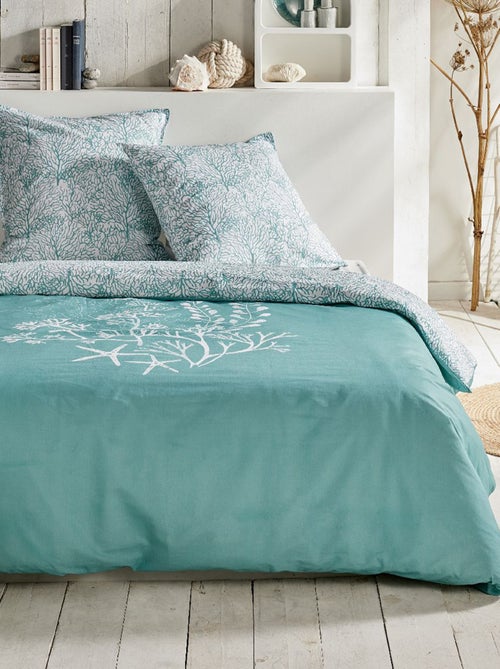 Capa de edredão + fronha de casal - Kiabi