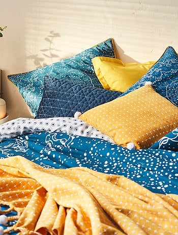 Capa de edredão + fronha de casal reversível - Kiabi