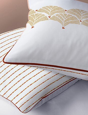 Capa de edredão + fronha de casal reversível