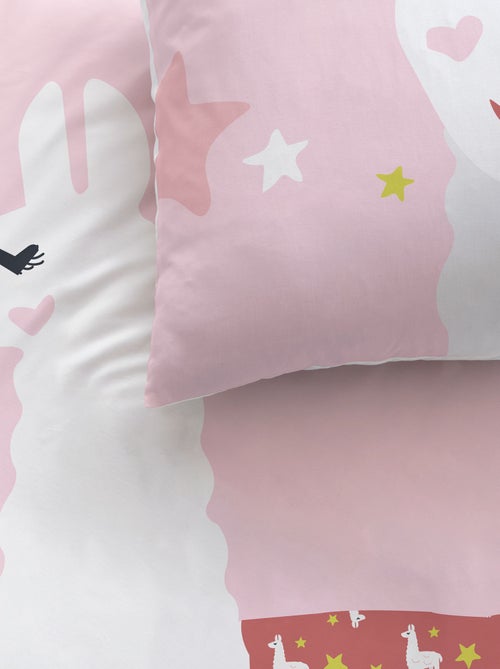 Capa de edredão + fronha de solteiro reversível - Kiabi