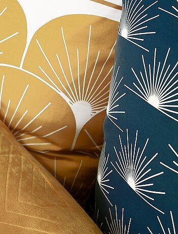 Capa de edredão + fronha estampada - Casal