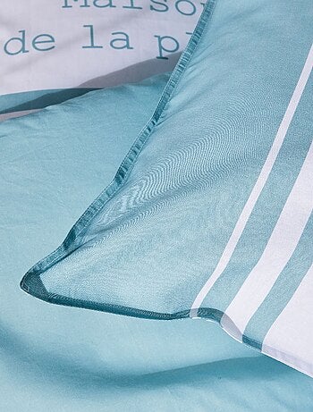 Capa de edredão + fronha estampada - Casal