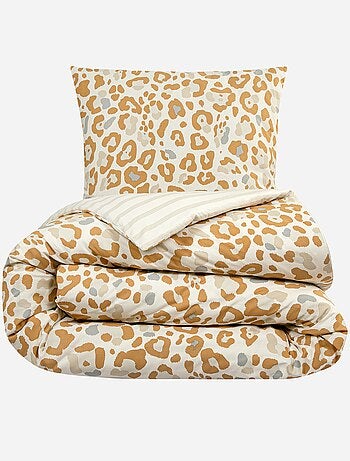 Capa de edredão + fronha estampada - Casal