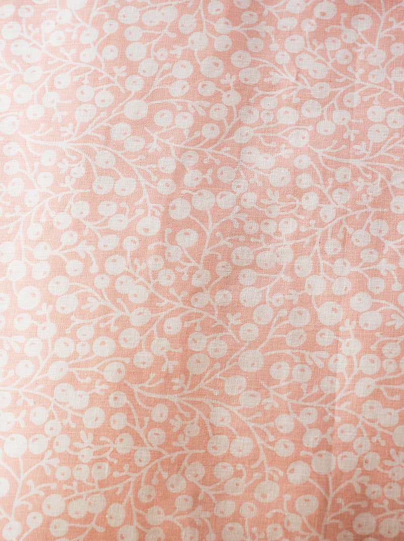 Capa de edredão + fronha 'florida'  - Casal ROSA - Kiabi