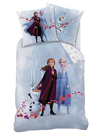 Capa de edredão + fronha 'Frozen' - Solteiro