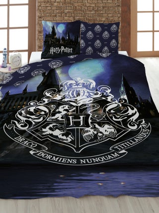 Capa de edredão + fronha 'Harry Potter'  - Solteiro