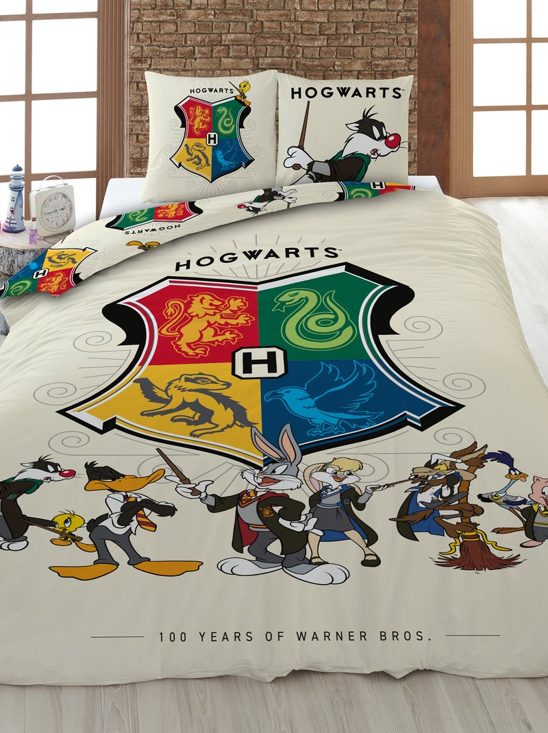 Capa de edredão + fronha 'Harry Potter' BEGE - Kiabi