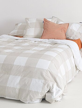 Capa de edredão Gingham "Happyfriday