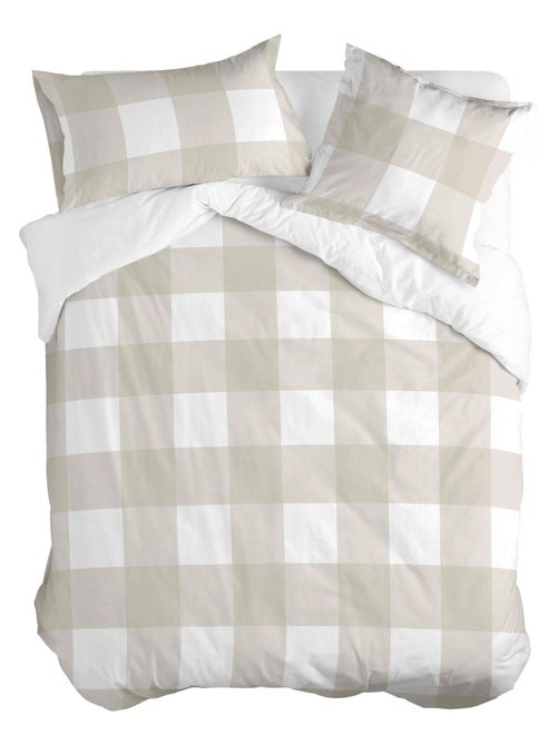Capa de edredão Gingham "Happyfriday" - Kiabi Capa de edredão Gingham "Happyfriday" - Kiabi