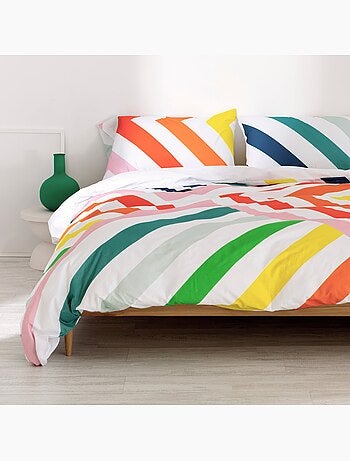 Capa de edredão Happy stripes "Happyfriday