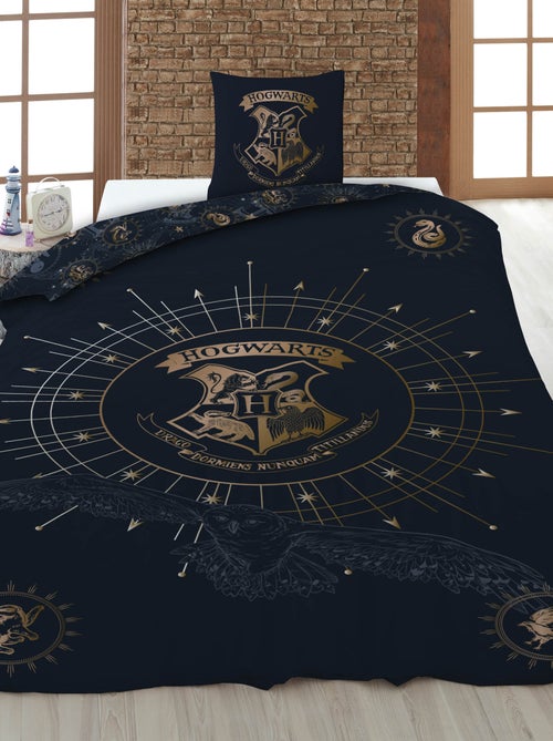 Capa de edredão 'Harry Potter' 140x200 cm com fronhas - Kiabi