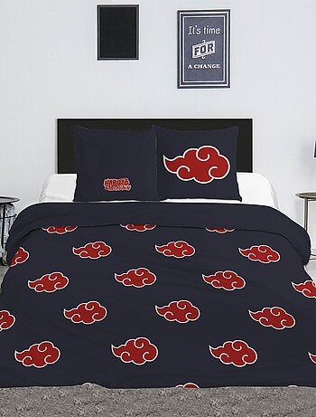 Capa de edredão 'Naruto' 240x220 cm com almofadas