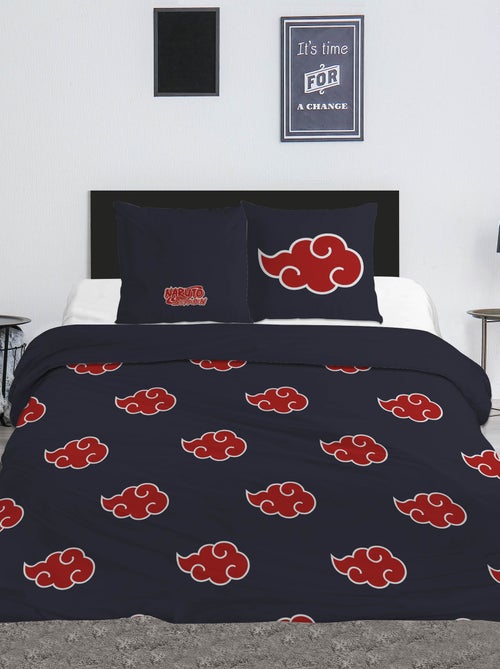 Capa de edredão 'Naruto' 240x220 cm com almofadas - Kiabi