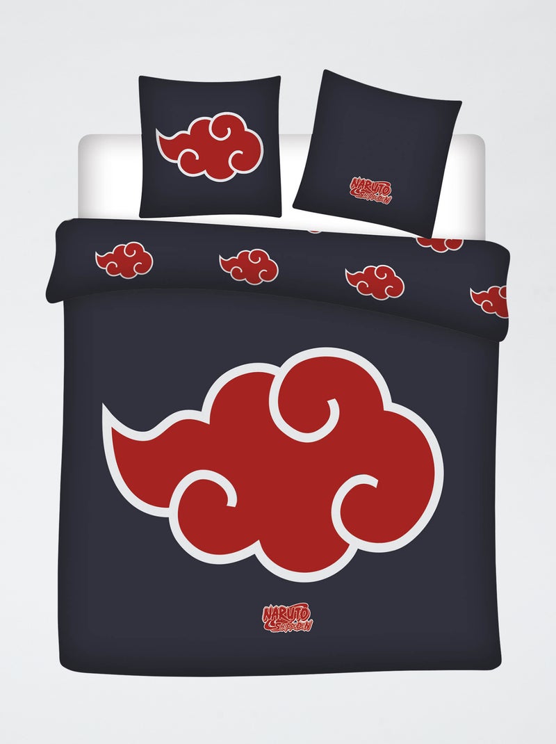 Capa de edredão 'Naruto' 240x220 cm com almofadas Azul - Kiabi