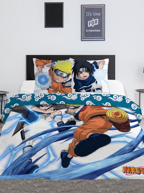 Capa de edredão 'Naruto' em algodão 240x220cm - Kiabi