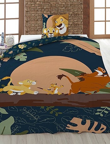 Capa de edredão 'O Rei Leão' 140x200 cm com almofadas