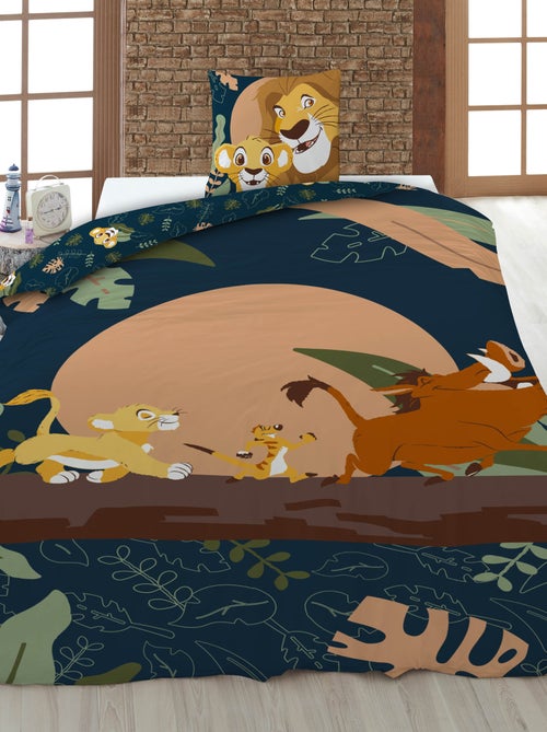Capa de edredão 'O Rei Leão' 140x200 cm com almofadas - Kiabi