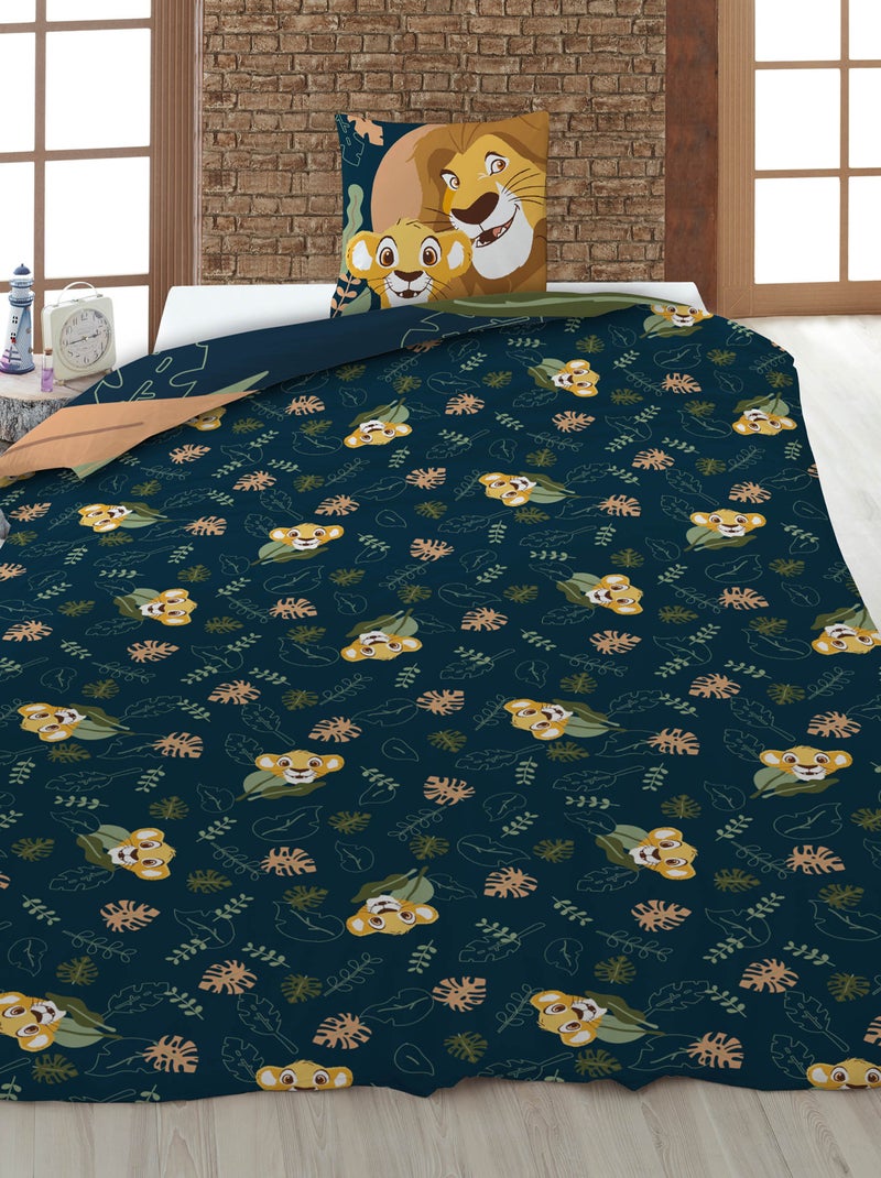 Capa de edredão 'O Rei Leão' 140x200 cm com almofadas Amarelo - Kiabi