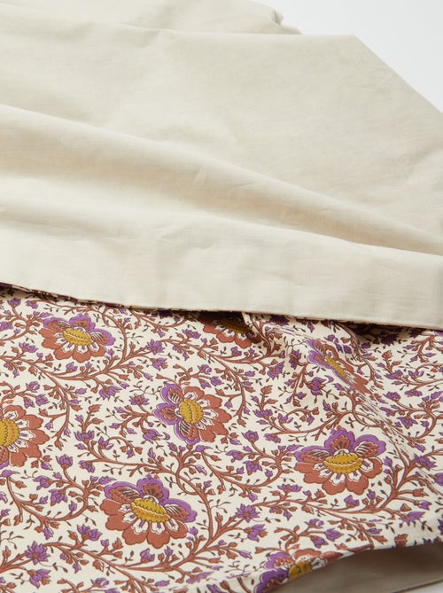 Capa de edredão para 2 pessoas 240 x 220cm em algodão - Kiabi Home - Kiabi Capa de edredão para 2 pessoas 240 x 220cm em algodão - Kiabi Home - Kiabi