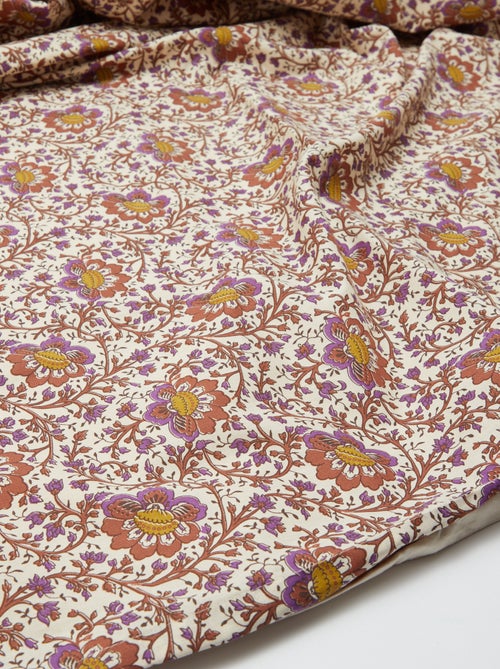 Capa de edredão para 2 pessoas 240 x 220cm em algodão - Kiabi Home - Kiabi Capa de edredão para 2 pessoas 240 x 220cm em algodão - Kiabi Home - Kiabi