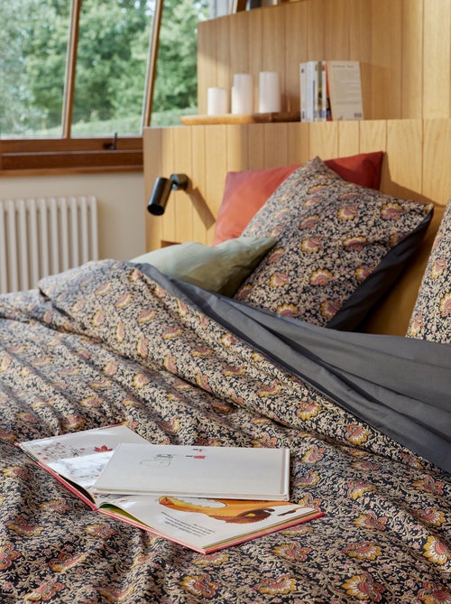 Capa de edredão para 2 pessoas 240 x 220cm em algodão - Kiabi Home - Kiabi Capa de edredão para 2 pessoas 240 x 220cm em algodão - Kiabi Home - Kiabi