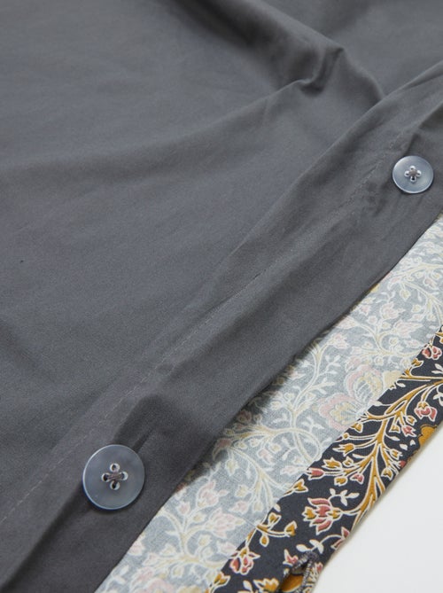 Capa de edredão para 2 pessoas 240 x 220cm em algodão - Kiabi Home - Kiabi Capa de edredão para 2 pessoas 240 x 220cm em algodão - Kiabi Home - Kiabi