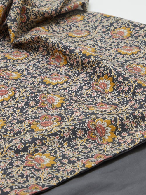 Capa de edredão para 2 pessoas 240 x 220cm em algodão - Kiabi Home - Kiabi Capa de edredão para 2 pessoas 240 x 220cm em algodão - Kiabi Home - Kiabi