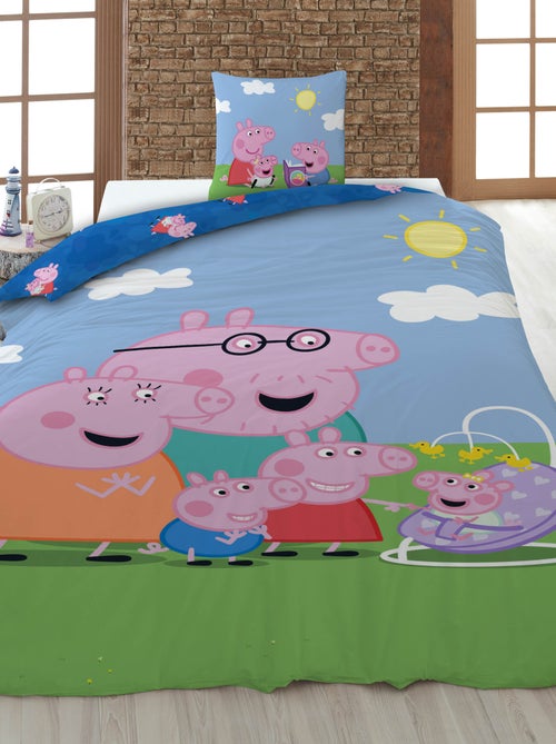 Capa de edredão 'Peppa Pig' com fronha 140x200cm - Kiabi