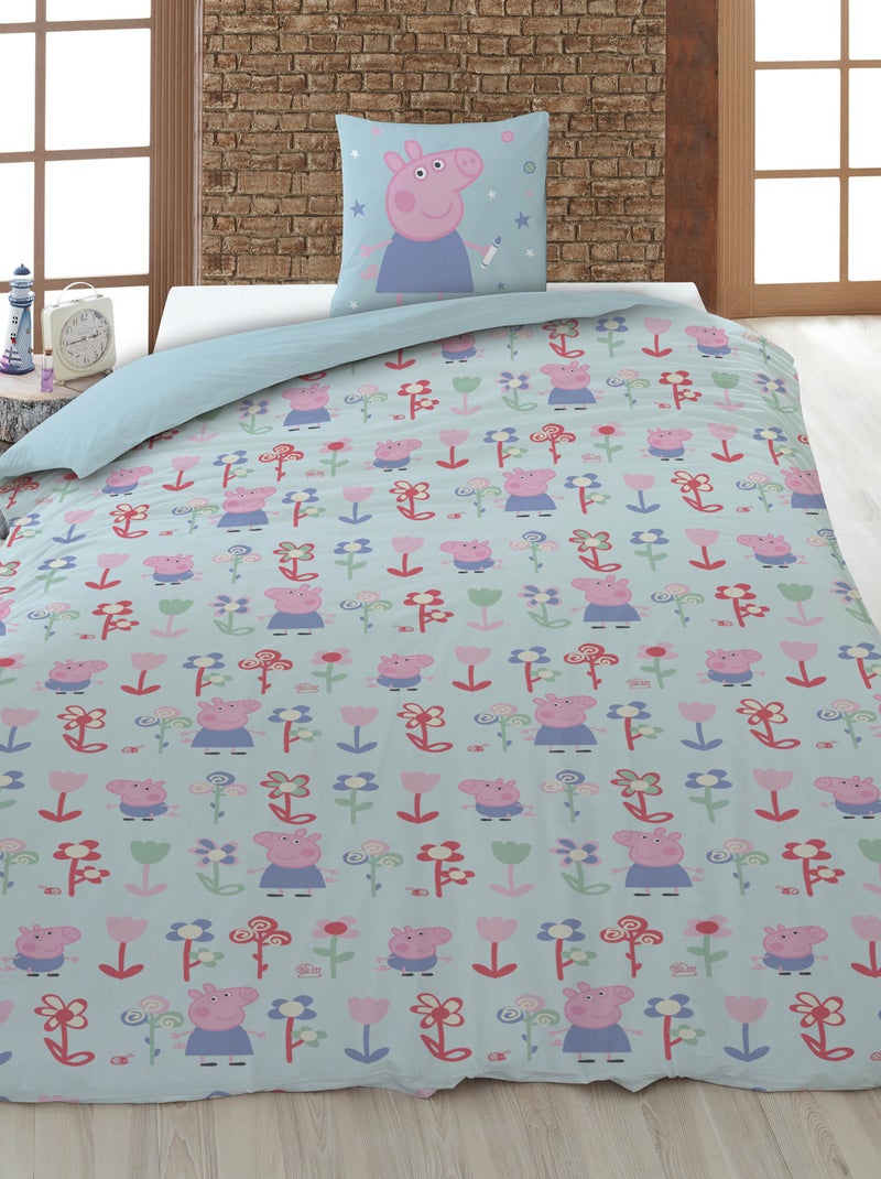 Capa de edredão 'Peppa Pig' Verde - Kiabi