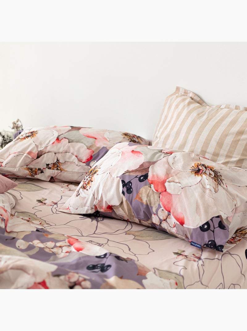 Capa de edredão White peonies "Happyfriday" Multicolorido - Kiabi