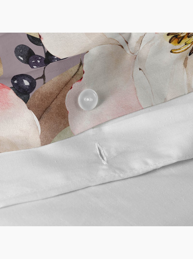 Capa de edredão White peonies "Happyfriday" Multicolorido - Kiabi