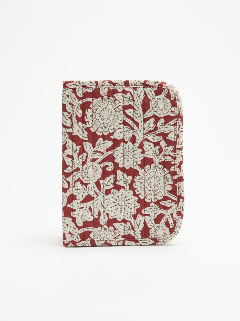 Capa para caderno - Kiabi Home Vermelho - Kiabi