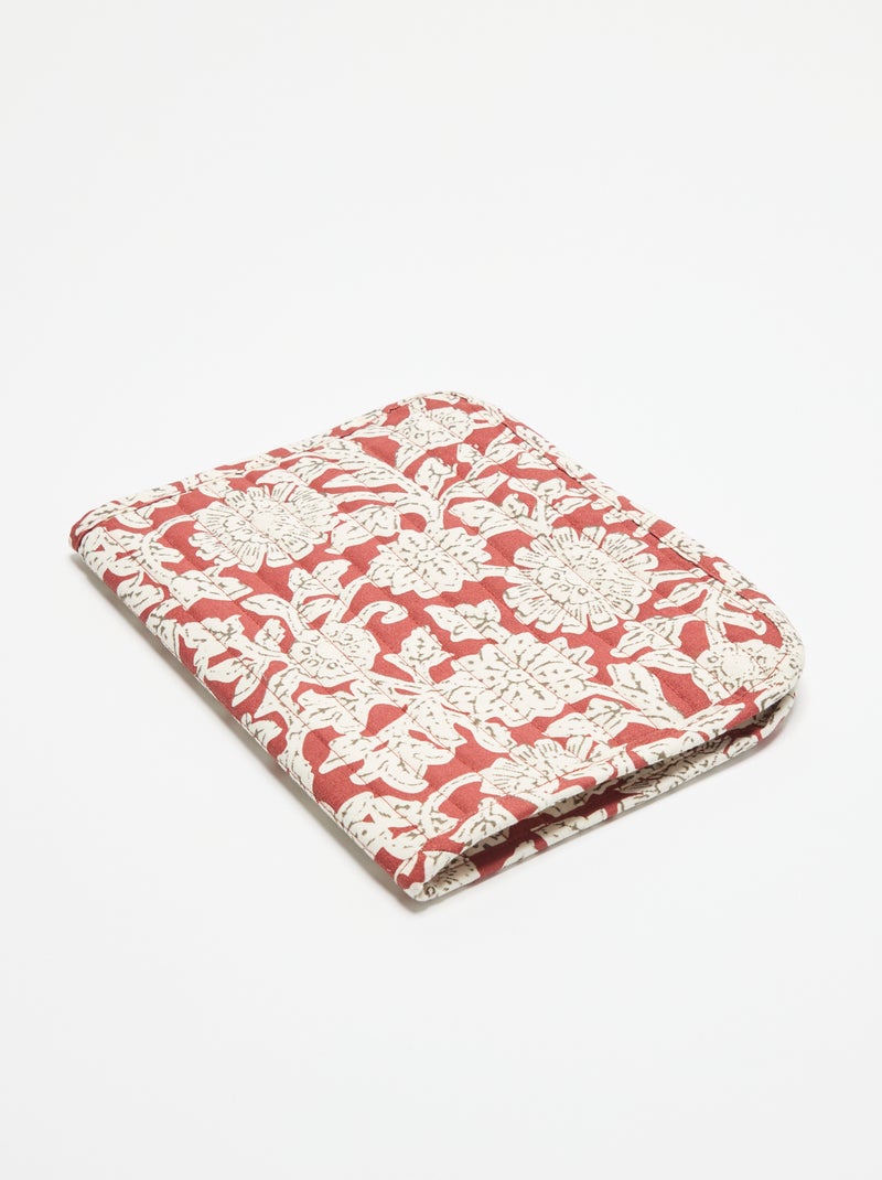 Capa para caderno - Kiabi Home Vermelho - Kiabi