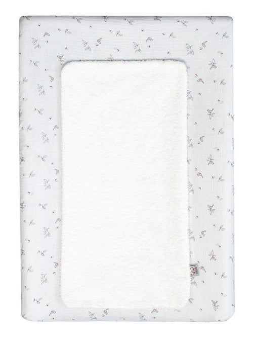 Capa para colchão de muda bebê + tapete de gaze de algodão | sevira kids - Kiabi Capa para colchão de muda bebê + tapete de gaze de algodão | sevira kids - Kiabi