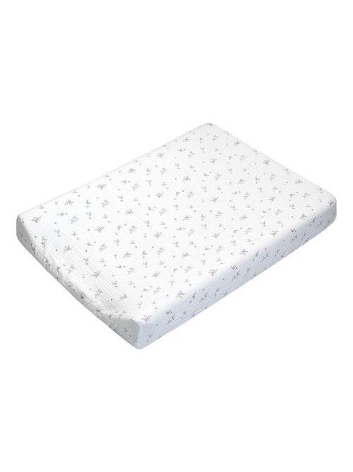 Capa para colchão de muda bebê + tapete de gaze de algodão | sevira kids - Kiabi Capa para colchão de muda bebê + tapete de gaze de algodão | sevira kids - Kiabi