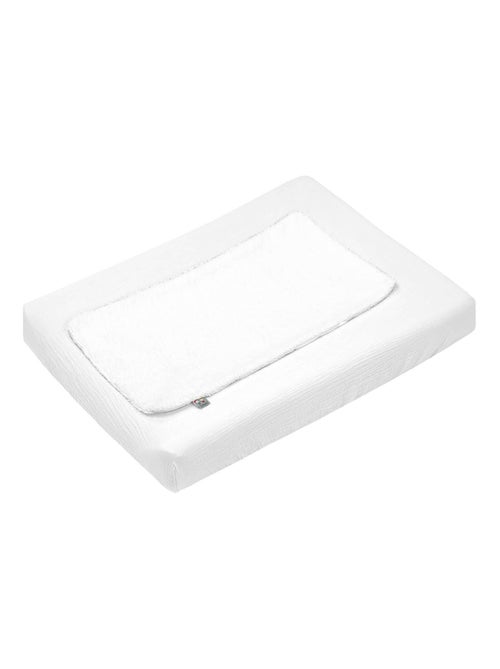 Capa para colchão de muda bebé + tapete em gaze de algodão | sevira kids - Kiabi Capa para colchão de muda bebé + tapete em gaze de algodão | sevira kids - Kiabi