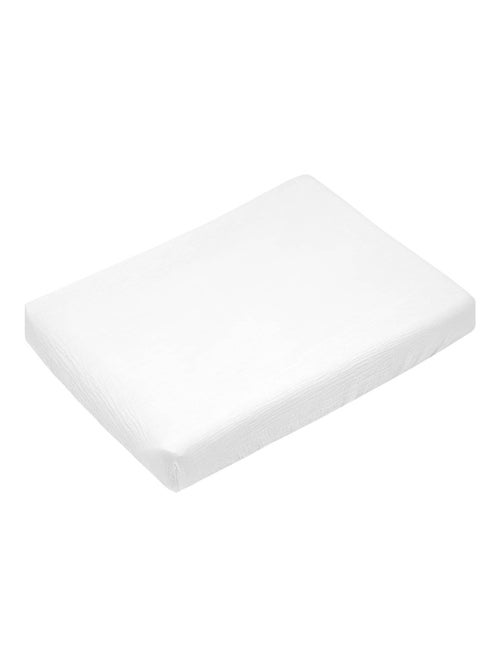 Capa para colchão de muda bebé + tapete em gaze de algodão | sevira kids - Kiabi Capa para colchão de muda bebé + tapete em gaze de algodão | sevira kids - Kiabi