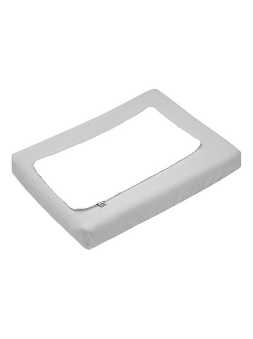 Capa para colchão de muda bebé + tapete em gaze de algodão | sevira kids - Kiabi Capa para colchão de muda bebé + tapete em gaze de algodão | sevira kids - Kiabi
