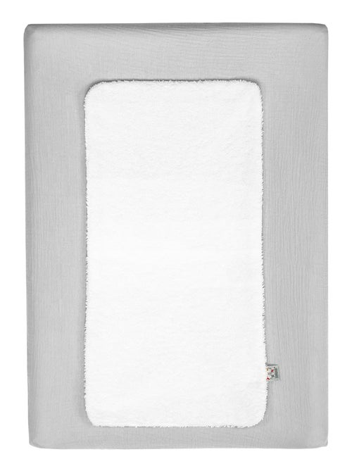 Capa para colchão de muda bebé + tapete em gaze de algodão | sevira kids - Kiabi Capa para colchão de muda bebé + tapete em gaze de algodão | sevira kids - Kiabi