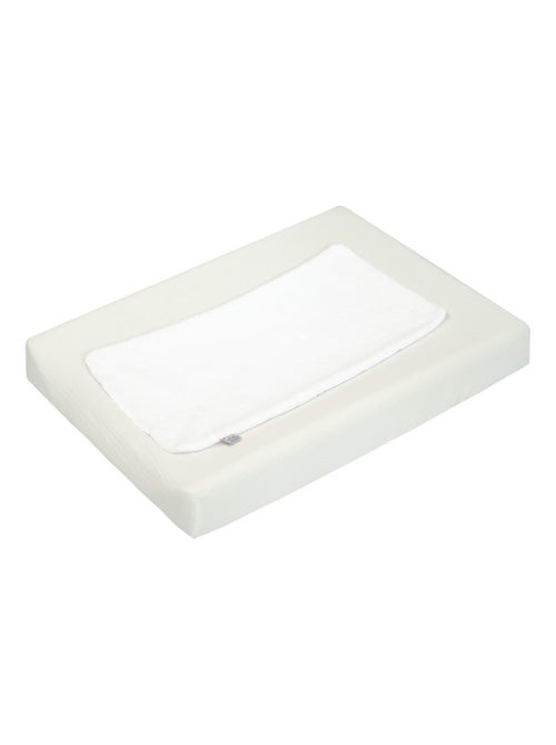 Capa para colchão de muda bebé + tapete em gaze de algodão | sevira kids - Kiabi Capa para colchão de muda bebé + tapete em gaze de algodão | sevira kids - Kiabi