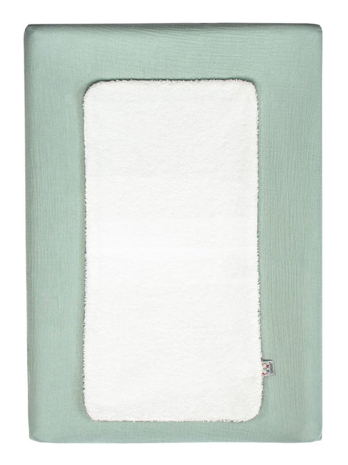Capa para colchão de muda bebé + tapete em gaze de algodão | sevira kids - Kiabi Capa para colchão de muda bebé + tapete em gaze de algodão | sevira kids - Kiabi