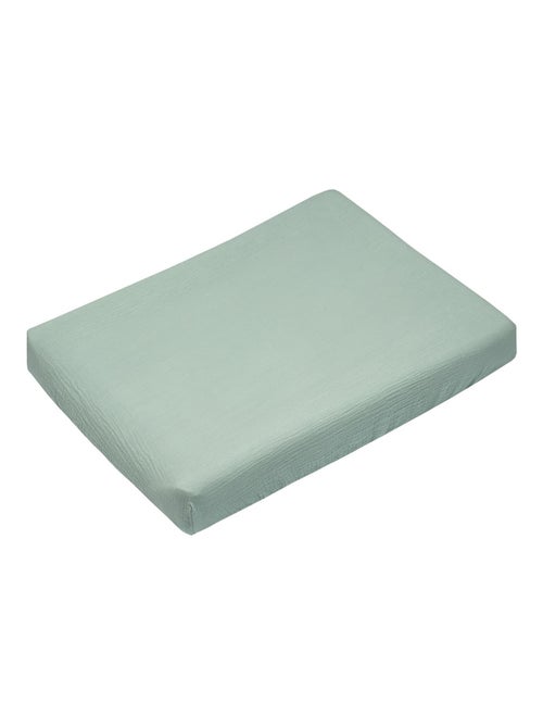 Capa para colchão de muda bebé + tapete em gaze de algodão | sevira kids - Kiabi Capa para colchão de muda bebé + tapete em gaze de algodão | sevira kids - Kiabi