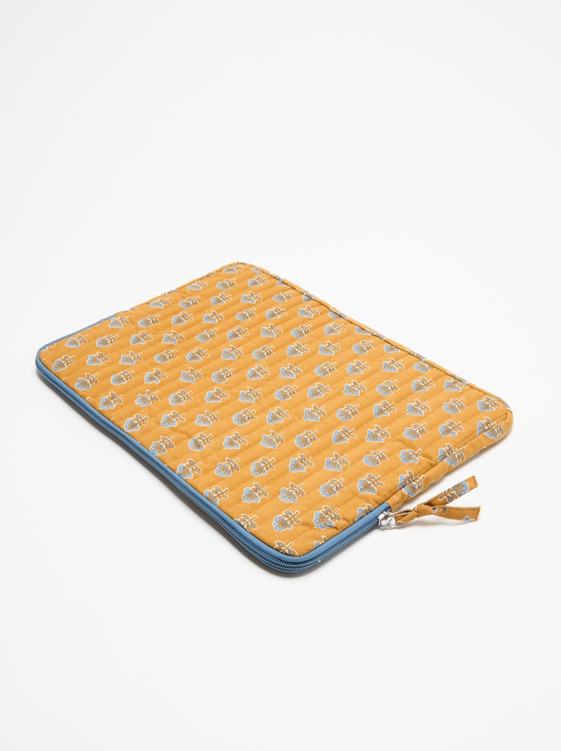 Capa para computador (36x25 cm) - Kiabi Home Amarelo - Kiabi
