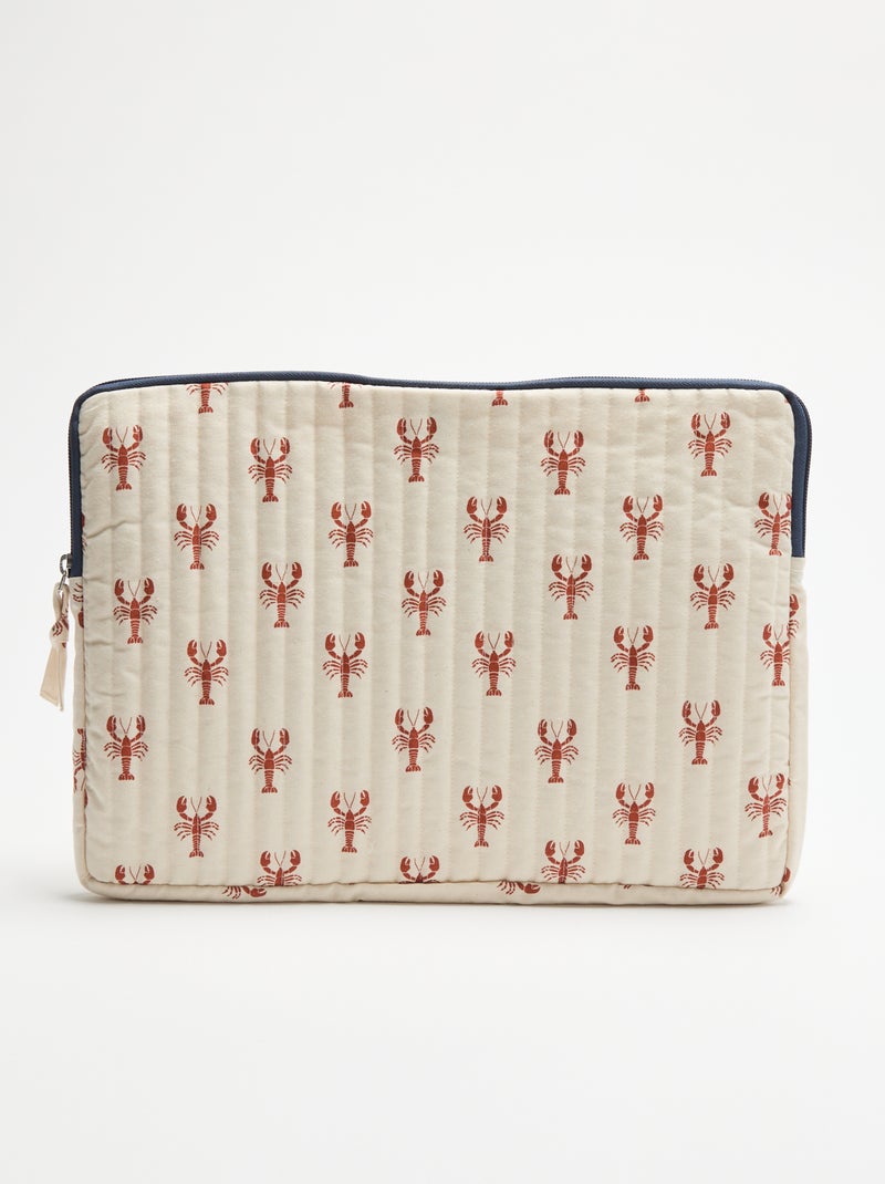 Capa para computador (36x25 cm) - Kiabi Home Beige - Kiabi