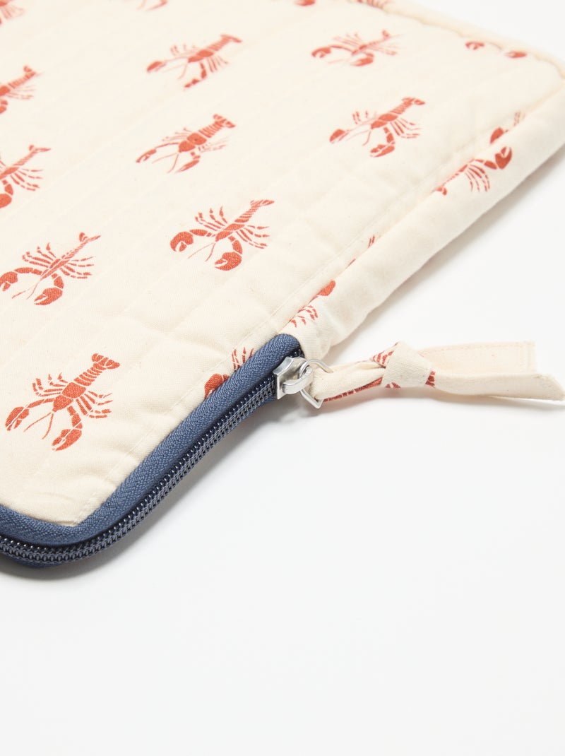 Capa para computador (36x25 cm) - Kiabi Home Beige - Kiabi